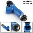 thumbnail image 1 of 1x Dark Blue 565cc Fuel Injectors 16611AA720 For WRX / STI 16611-AA720 2.5L, 1 of 9