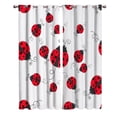 thumbnail image 2 of Red Room Curtains Large Window Window Curtains Curtain Rod Living Room Curtains Kitchen Indoor Decor Kids Roo, 2 of 5