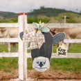 thumbnail image 3 of Cowhead Farmhouse Sign Colgante Artesanía de madera Suministros para fiestas navideñas reutilizables, 3 of 7