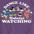 thumbnail image 3 of Disney - Mickey & Friends - Donald Duck, Minnie, Mickey, & Daisy - Dance Like Nobody's Watching - Toddler And Youth Girls Short Sleeve Graphic T-Shirt, 3 of 5