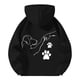 thumbnail image 4 of WILLBEST Sudaderas En Pareja Sudadera con Capucha Casual con Estampado De Cachorro Adorable para Otoño e Invierno Moda Cómoda Sudadera Holgada Grande, 4 of 4