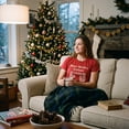 thumbnail image 2 of Womens Dear Santa Define Good T Shirt Funny Christmas Party Graphic Novelty Tee Womens Graphic Tees, 2 of 9