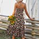 thumbnail image 5 of Vestido estampado de tirantes sin mangas de playa casual de verano para mujer Pompotops qyievc1769, 5 of 9
