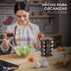 thumbnail image 3 of Especiero Giratorio de Acero Inoxidable con 16 Frascos para Especias y Condimentos - Estante Organizador Moderno de Especias, 3 of 9