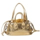 thumbnail image 1 of Bolso De Hombro Bolso vagabundo para mujer, con cordón, patrón de cocodrilo, Bolsas satchel para dama (dorado), 1 of 9