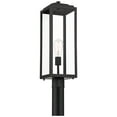 thumbnail image 5 of John Timberland Titan Modern Outdoor Post Light Mystic Black 21 3/4" Clear Glass Panels for Exterior Barn Deck House Porch Yard Patio Home Outside, 5 of 7