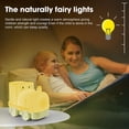 thumbnail image 4 of Luces nocturnas LED para niños Yuede, luz nocturna de silicona recargable por USB con adorables animales, 9 colores cambiantes, sensor táctil y tren con control remoto., 4 of 5