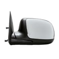 thumbnail image 2 of For Chevy Silverado 1500 HD Door Mirror 2005 2006 Driver Side | Manual Folding | Chrome | Replacement For GM1320208 | 25876714, 2 of 4