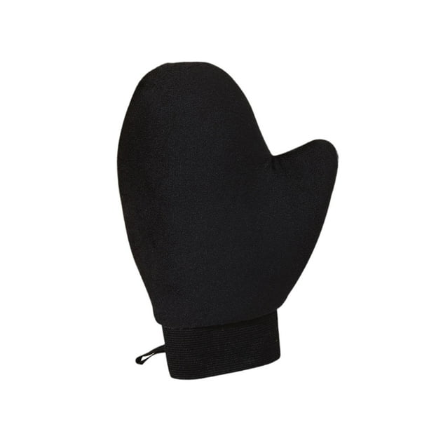 Guante autobronceador, guante bronceador sin sol, suave, antideslizante, para la muñeca, loción bronceadora. Negro