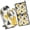 Yellow and Gray-1, variant on Red Pink Modern Art Geometric Kitchen Oven Mitt and Pot Holder Sets 2 Pcs for Baking, Cooking and Grilling, Heat Resistant Up To 392 °F
