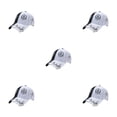 thumbnail image 3 of Qarigey Gorra de béisbol unisex de moda para la playa y actividades al aire libre sombreros para mujeres gorras de béisbol anillos blancos Type2 NO2, 3 of 6