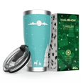 thumbnail image 1 of Vaso de viaje navideño HAUSHOF de acero inoxidable, 600 ml, 1 of 7