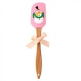 thumbnail image 4 of Christmas Design Spatula Wooden Handle Silicone Scraper Kitchen Baking Tools New, 4 of 9