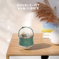 thumbnail image 5 of Humidificateur Mini Portable de 400 ml avec Jet Double Réglable, Idéal pour la Chambre, le Bureau, l'Étude et la Maison, Couleur Verte., 5 of 5