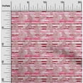 thumbnail image 2 of oneOone Polyester Spandex Pink Fabric Tropical Leaf Craft Projects Decor Fabric Printed By The Yard 56 Inch Wide, 2 of 4