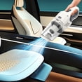 thumbnail image 1 of Wzzjkit Handheld Vacuum Car Vacuum Cleaner with Strong Suction Wireless Car Vacuum Cleaner 4000mAh 4-in-1- Multifunctional Vacuum Cleaner with High Power For Both Car and Home Use, 1 of 5