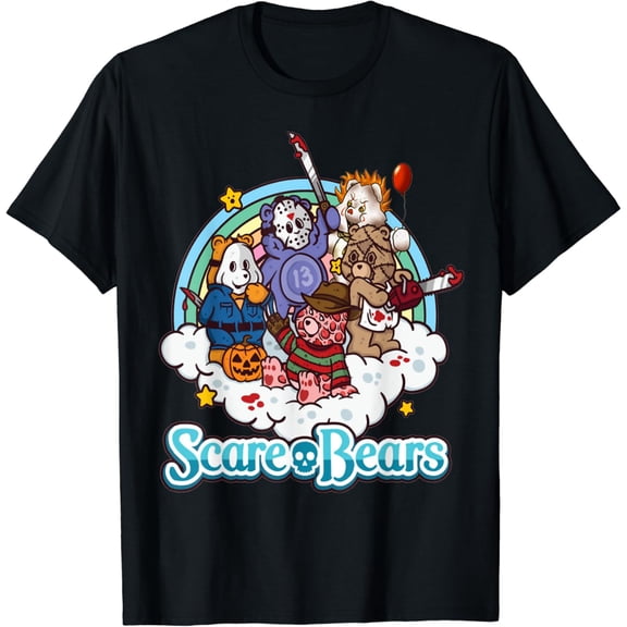 Velto Scare Bears Party Scary T-Shirt All Size S-5XL