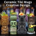 thumbnail image 2 of Juego de 4 Tazas de Cerámica Tiki para Cócteles SuproBarware, 2 of 6