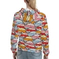 thumbnail image 7 of Kdxio Cute Cars Print Womens Oversized Hoodies Sweatshirts Hooded Pullover Tops Sweaters Casual-XX-Large, 7 of 7