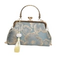 thumbnail image 3 of Kiss Lock Bandolera Monedero Cambio Monedero Tote Estilo Chino Satchel Bolso Bandolera, 3 of 8