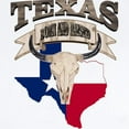 thumbnail image 2 of CafePress - Bull Skull Texas Pride Body Suit - Baby Light Bodysuit, Size Newborn - 24 Months, 2 of 4