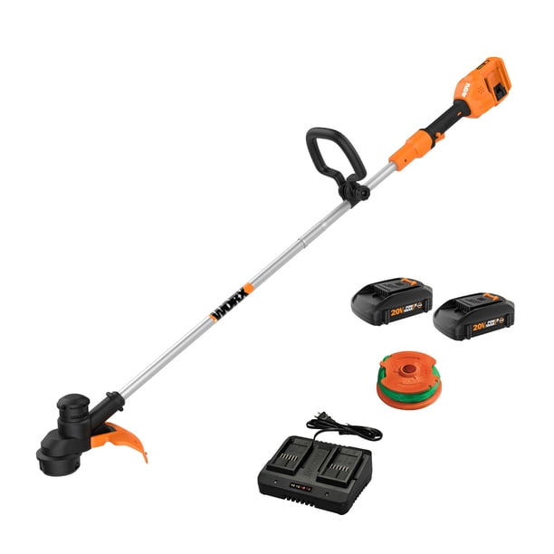 Recortadora de hilo inalámbrica Worx WG183 40 V 13 con baterías y cargador