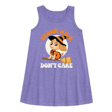 

Paw Patrol - Broom Hair Don’t Care - Toddler and Youth Girls A-line Dress
