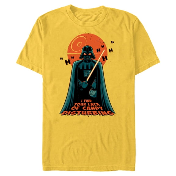 Star Wars Darth Vader Halloween Lack of Candy Disturbing - Short Sleeve Blended T-Shirt for Adults - Customized-Putty Snow Heather