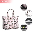 thumbnail image 2 of Cute Boston Terrier Dog and Pink Love Heart Travel Tote Bags for Women Carry On,Large Weekender Bags for Women Travel,Multi Functional Duffle Bag for Work,Shopping,Sports, 2 of 5