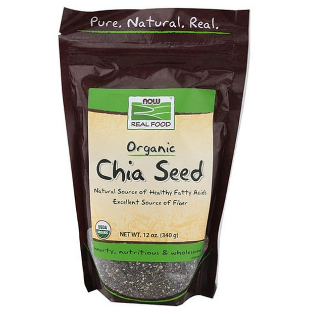 NOW Foods Real Food Organic Chia Seed 12 oz