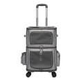 thumbnail image 4 of Ruiboury Portable Pet Trolley Bag Pockets Double Breathable Layer for Travel, 4 of 6