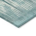 thumbnail image 4 of Addison Rugs Chantille Indoor/Outdoor Transitional Stripes Teal Washable Rectangle Rug, 9' x 12', 4 of 6