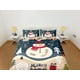 thumbnail image 2 of Navidad Juego de Funda Nórdica con Almohadas Snow Man Invierno Dormitorio Ropa de Cama Consolador, 2 of 4