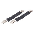 thumbnail image 5 of 6 pares de hebillas fijas multiusos, sujetadores antideslizantes para sábanas, cojines para sofá, Clips antideslizantes, pinzas elásticas de aleación (gris oscuro), 5 of 5