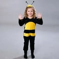 thumbnail image 6 of Tiijoy Children Kids Cartoon Bee Shaped Long Sleeve Jumpsuit with Accessories, Sizes 2-3, 6 of 6