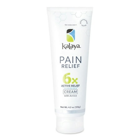 KaLaya Pain Relief 6x Extra Strength Muscle Pain Relief Cream, 4.2 oz
