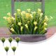 thumbnail image 1 of Flor Artificial, Plantas Artificiales de Exterior Plantas Colgantes de Interior para Exteriores Jardines Ecológicos Porches Casas de Campo Bodas Decoración Exterior Terrazas Plástico Simulado Pequeña, 1 of 6