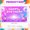 1A, variant on Disco Theme Banner Glittery Design Birthday Party Display Pink Purple Color Star Pattern Celebration Backdrop for Birthday Celebration Disco Party Photo Shoot