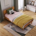 thumbnail image 5 of AFI Florence Twin Solid Wood Low Profile Platform Bed, Light Toffee, 5 of 14