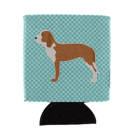 

Caroline s Treasures BB3691CC Spanish Hound Checkerboard Blue Can or Bottle Hugger Can Hugger multicolor