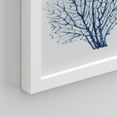 thumbnail image 5 of PixonSign Framed Wall Art Blue Marine Plants, Set of 4 Sea Botanical Leaves Wall Decor Arts, Watercolor Minimalism Wall Décor, Adhesive Canvas Poster, Modern Home Artwork - 11"x14" White, 5 of 5
