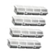 thumbnail image 1 of Cajas organizadoras de tornillos de 4 piezas, contenedores de hardware, organizador de contenedores de 4 compartimentos Gris, 1 of 8