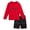 Red Black Shark, variant on iXtreme Boys' Rash Guard Set - 2 Piece Long Sleeve Swim Shirt and Swim Trunks for Boys (Sizes: 4-12)
