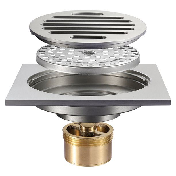THEEN Bathroom Floor Shower Drain Waste Floor Drain AntiOdor Bathtub