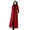 Red, variant on Winter Overcoat Solid Color Mid-calf Length Formal Long Sleeves Wear-resistant Keep Warm Business Double-breasted Coat Lady Coat for Prom