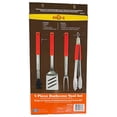 Mr Bar-B-Q 4 Piece Barbecue Tool Set, Stainless Steel BBQ Grilling ...