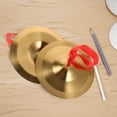 thumbnail image 4 of Shisuyan Cymbales pour Méditations Doré 1 Paire 7.5X7.5X0.4In, 4 of 8