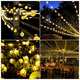 thumbnail image 5 of Cadena De Luces De Bola  Bloosom De Burbuja Solar De 12m 100led Amarillo, 5 of 5