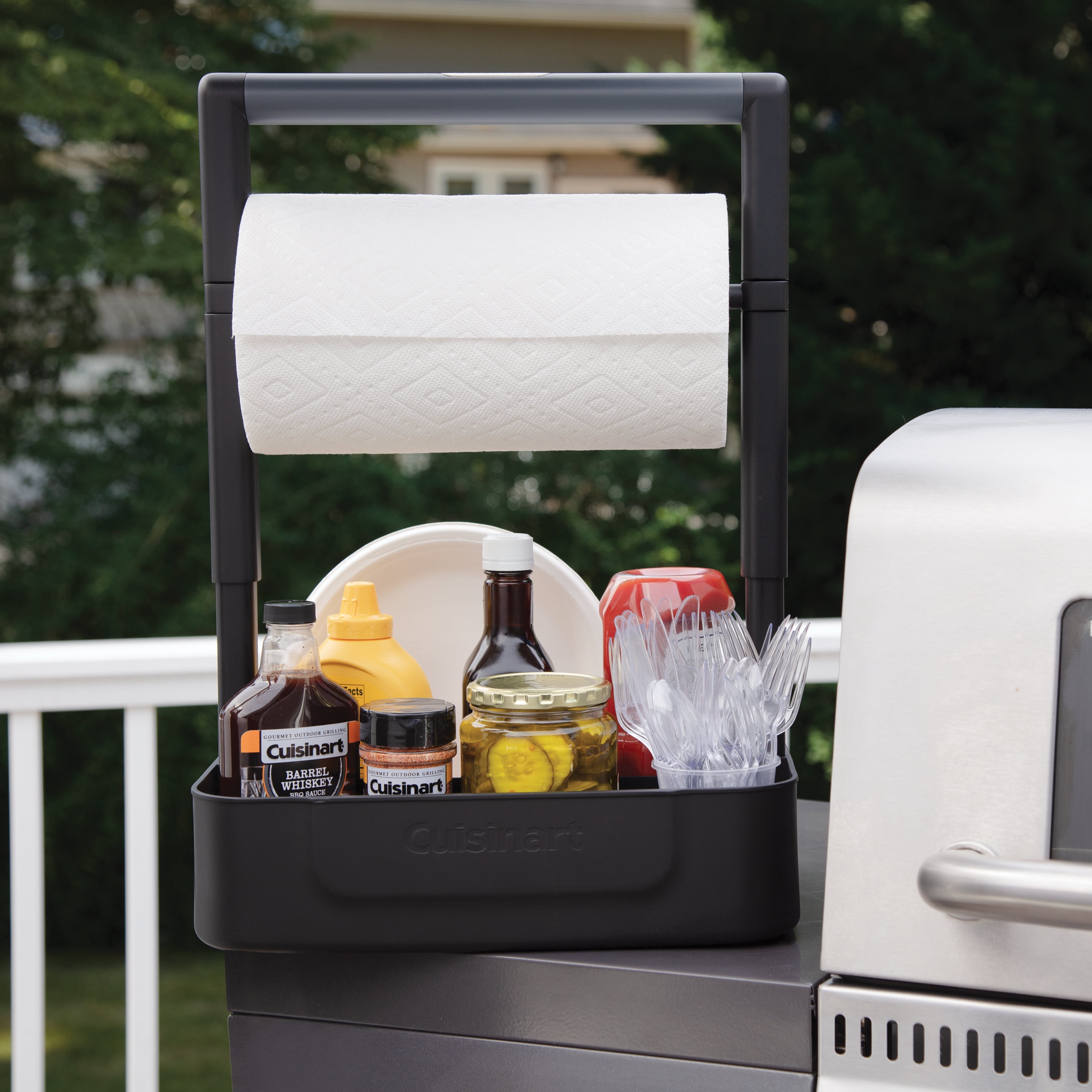 Cuisinart BBQ Grill Caddy, Black, Plastic