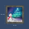 thumbnail image 5 of Seek Him, Winter Snowman Decoration, Religious Christmas Picture Frame, 10x10 8719, 5 of 6